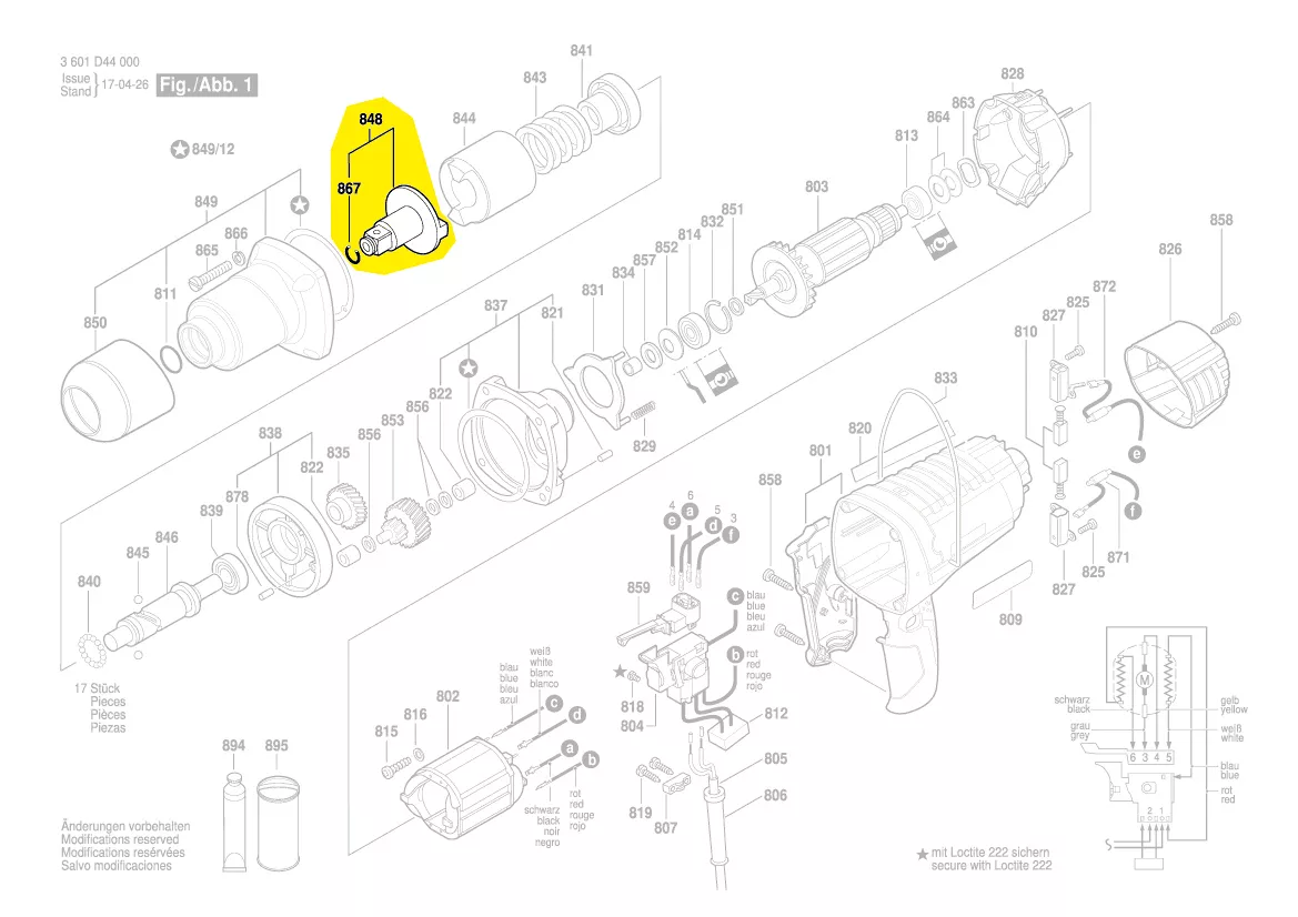 porte-outil réf. 1 619 PA2 453 BOSCH